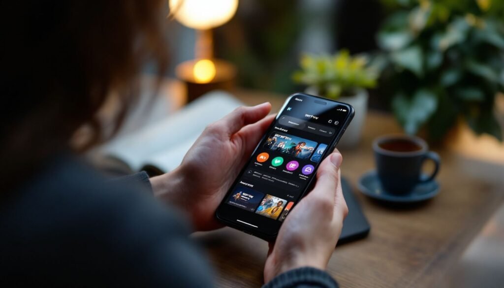 IPTV Live Sports UK app on a smartphone